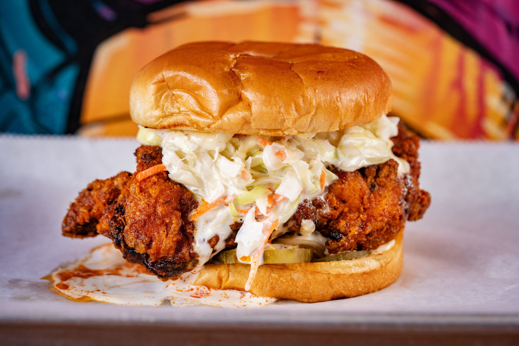 byrd and barrel nashville hot chicken sandwich